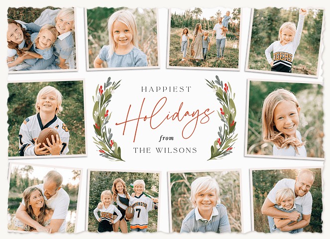 All The Photos Personalized Holiday Cards