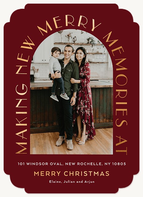 Merry Memories Personalized Holiday Cards