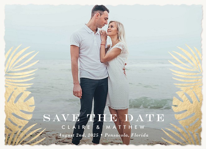 Tropical Delight Save the Date Cards