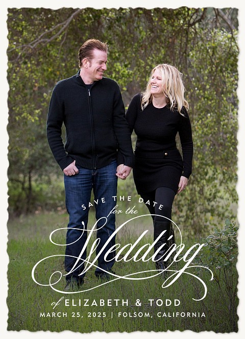 Fanciful Bliss Save the Date Cards