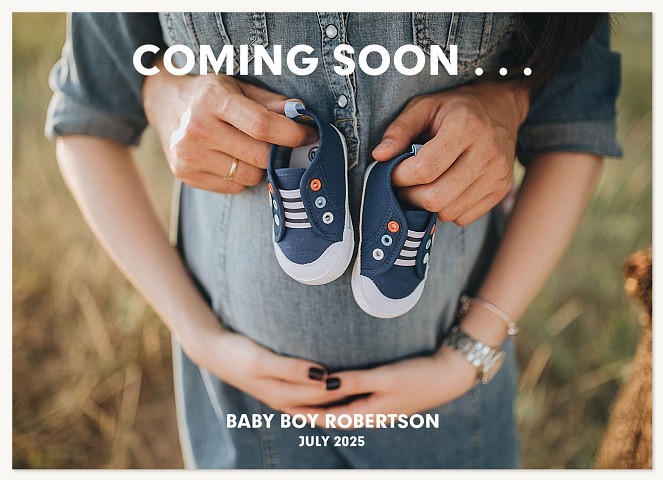 Coming Soon Pregnancy Announcements