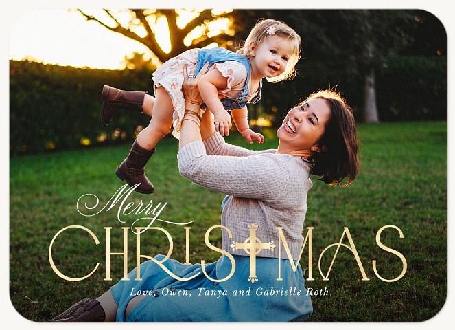 Divine Christmas Personalized Holiday Cards