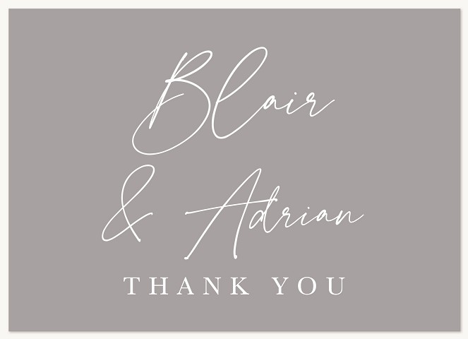 Signature Script Thank You Cards 