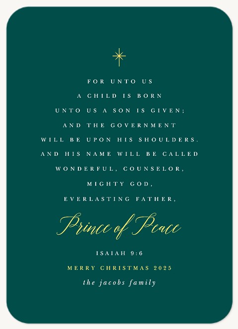 Sacred Scripture Religious Christmas Cards