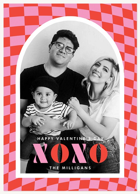 Mod Check Valentines Cards