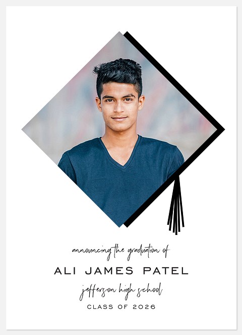 Mod Mortarboard Graduation Cards