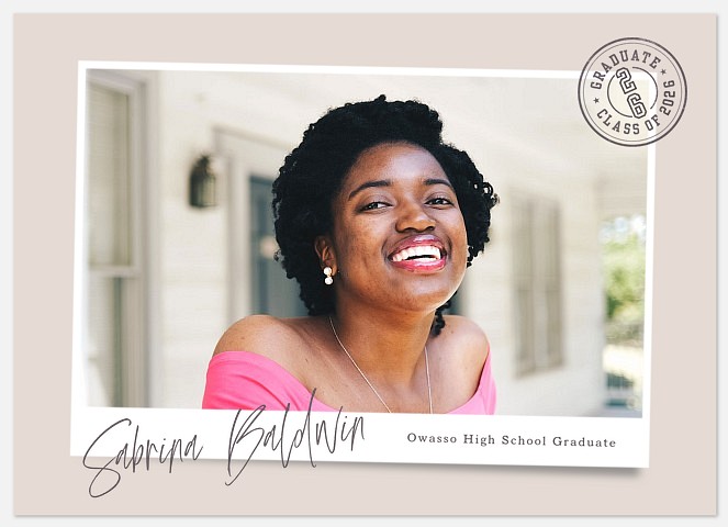 Angled Stamp Graduation Cards