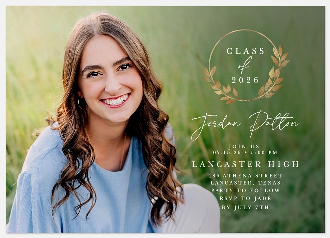 Elegant Laurel Graduation Cards