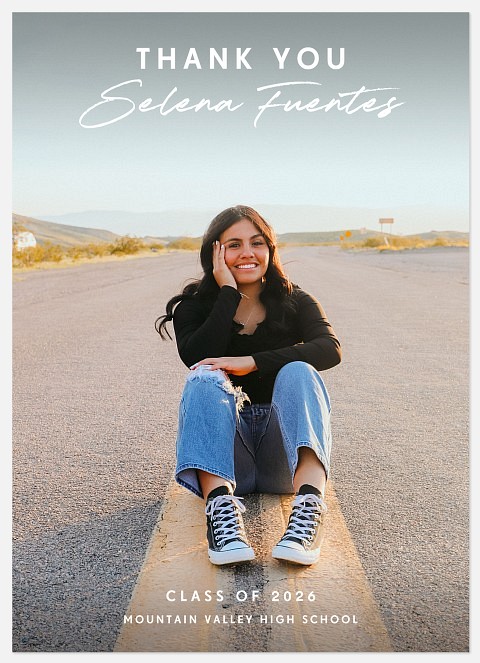 A Minimal Moment Thank You Cards 