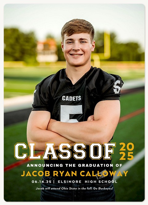 Elite Class Graduation Cards