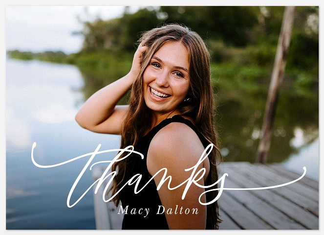 Scripted Ends Thank You Cards 