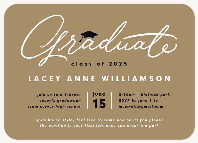 Cap On Top Graduation Cards