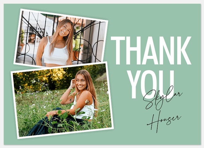 Scattered Collection Thank You Cards 