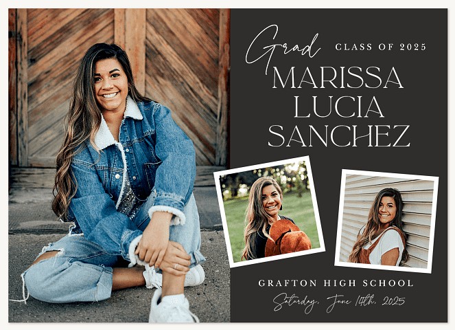 Luxe Collage Graduation Cards