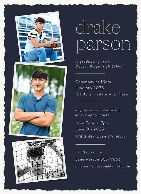 Prestigious Snapshots Graduation Cards