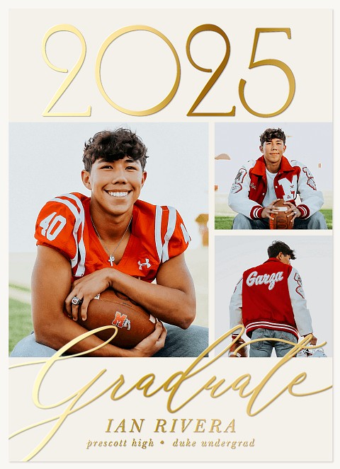 Big Script Graduation Cards