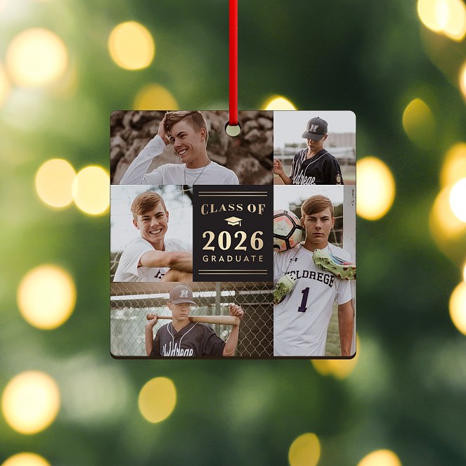 Collegiate Blocks Custom Ornaments