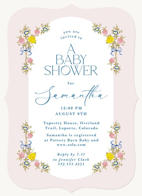 Too Sweet Baby Shower Invites
