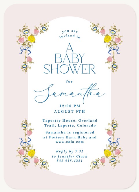 Too Sweet Baby Shower Invites