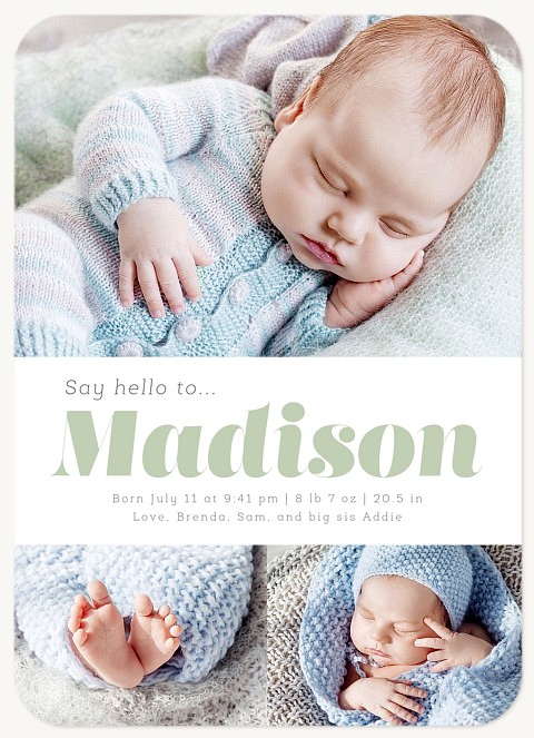 Little Introduction Baby Announcements
