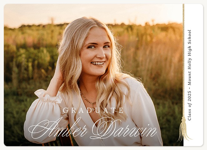 Luxe Tassel Graduation Cards