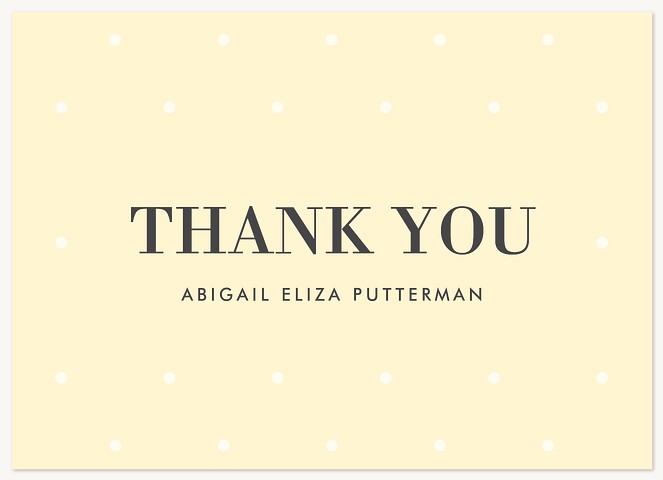Light Dots Thank You Cards 