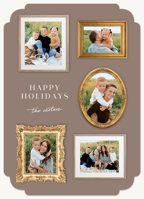 Gilded Gallery Personalized Holiday Cards