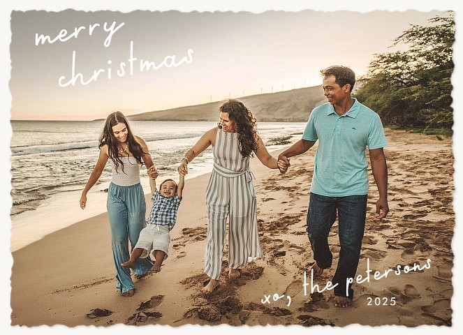 Handwritten Postcard Personalized Holiday Cards