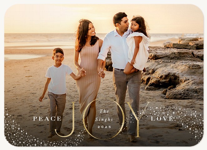 Magical Joy Personalized Holiday Cards