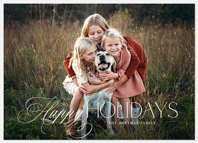 Fancy Mix Holiday Photo Cards