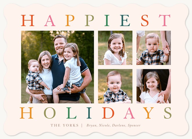 Rainbow Gallery Personalized Holiday Cards