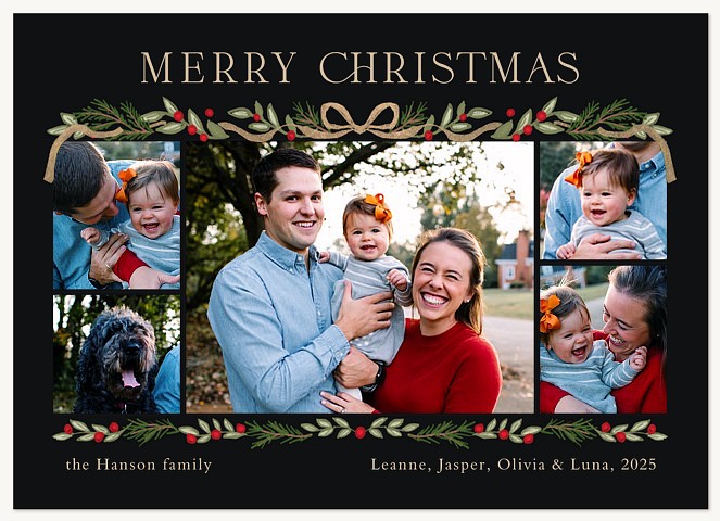 Gifted Moments Personalized Holiday Cards