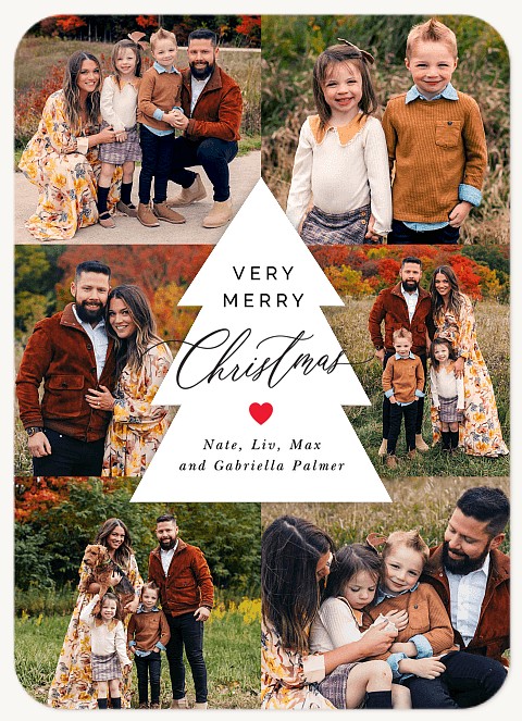 Majestic Fir Personalized Holiday Cards