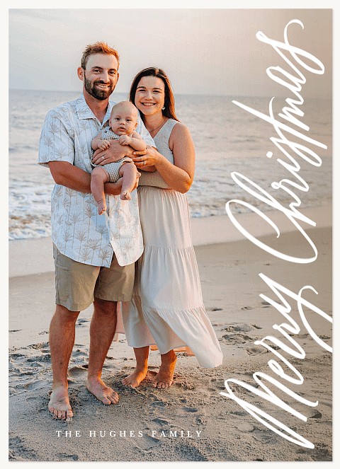Scripted Charm Personalized Holiday Cards