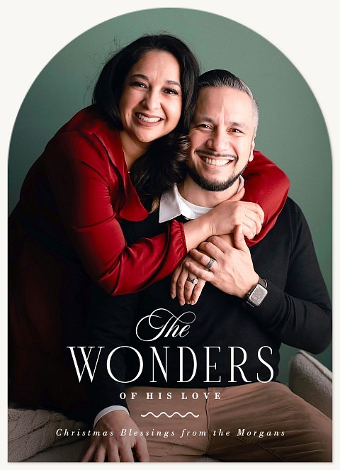 Many Wonders Personalized Holiday Cards