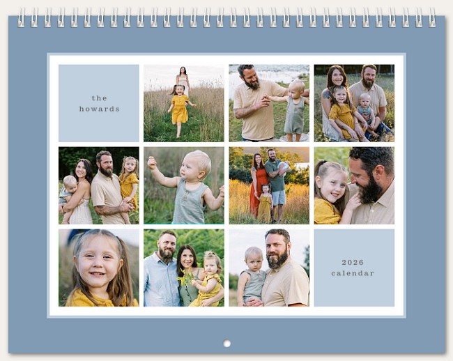 Grid Message Calendar Custom Photo Calendars