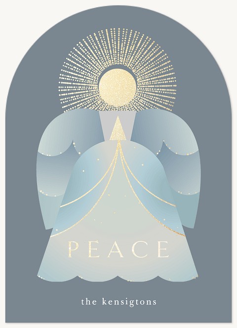 Peace Angel Personalized Holiday Cards