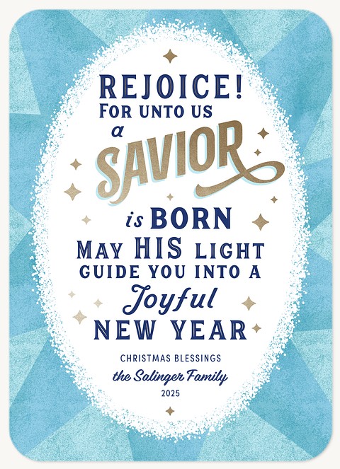 Guiding Light Personalized Holiday Cards