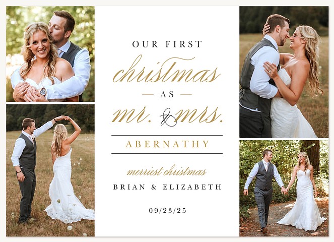 First of Many Personalized Holiday Cards