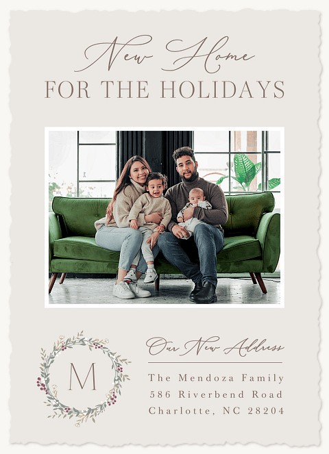 Elegant Home Personalized Holiday Cards