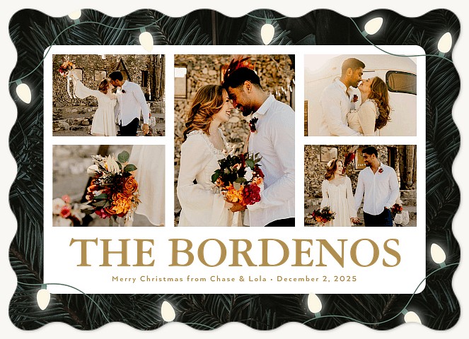 Winter White Personalized Holiday Cards