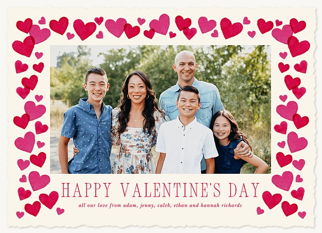 Heart Frame Valentines Cards