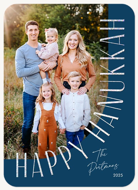 Arched Hanukkah Hanukkah Cards