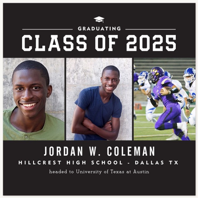 Letterman Jacket Graduation Announcements