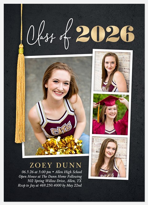 Photo Booth Celebration Graduation Cards