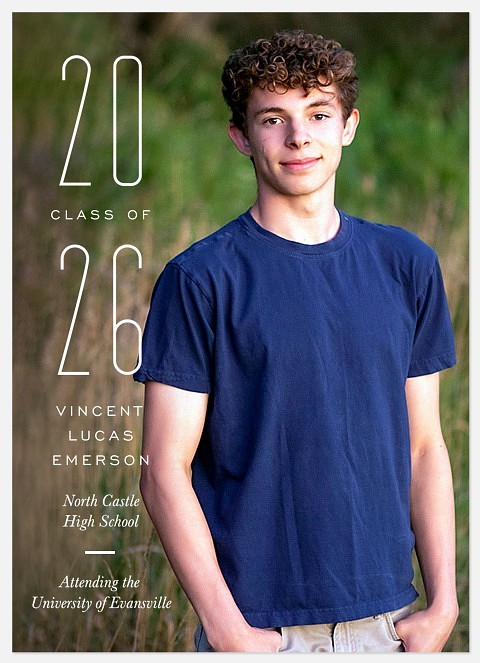 Modern Side Graduation Cards