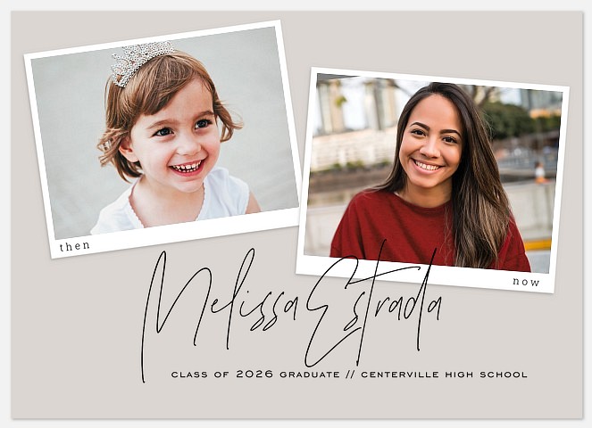 Minimalist Snapshots Graduation Cards