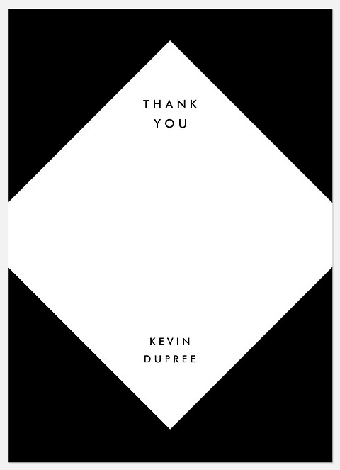 Diamond Grad Thank You Cards 