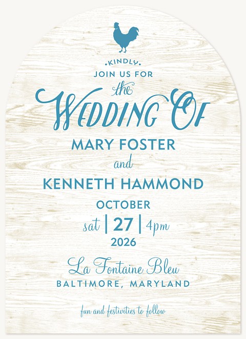 Barnyard Chic Wedding Invitations
