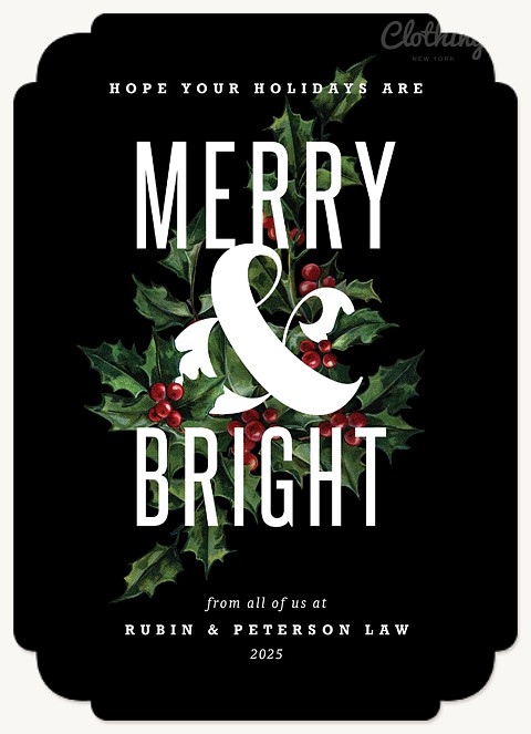 In the Holly Business Holiday Cards